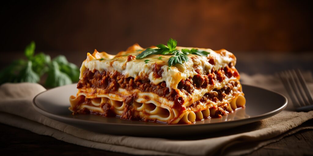 Sublime plat de lasagne bolognaise