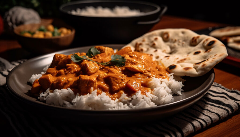 Accompagnement de riz basmati pour Poulet Tikka Massala