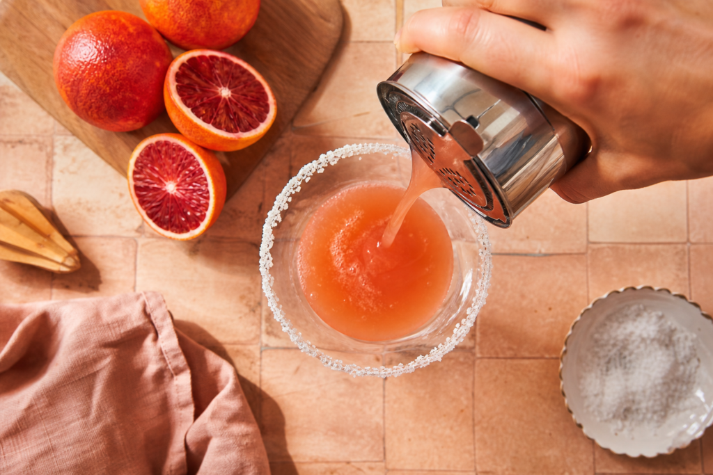 Margarita à l’orange sanguine et au sirop d’agave, le cocktail économique et gourmand — illustration 1