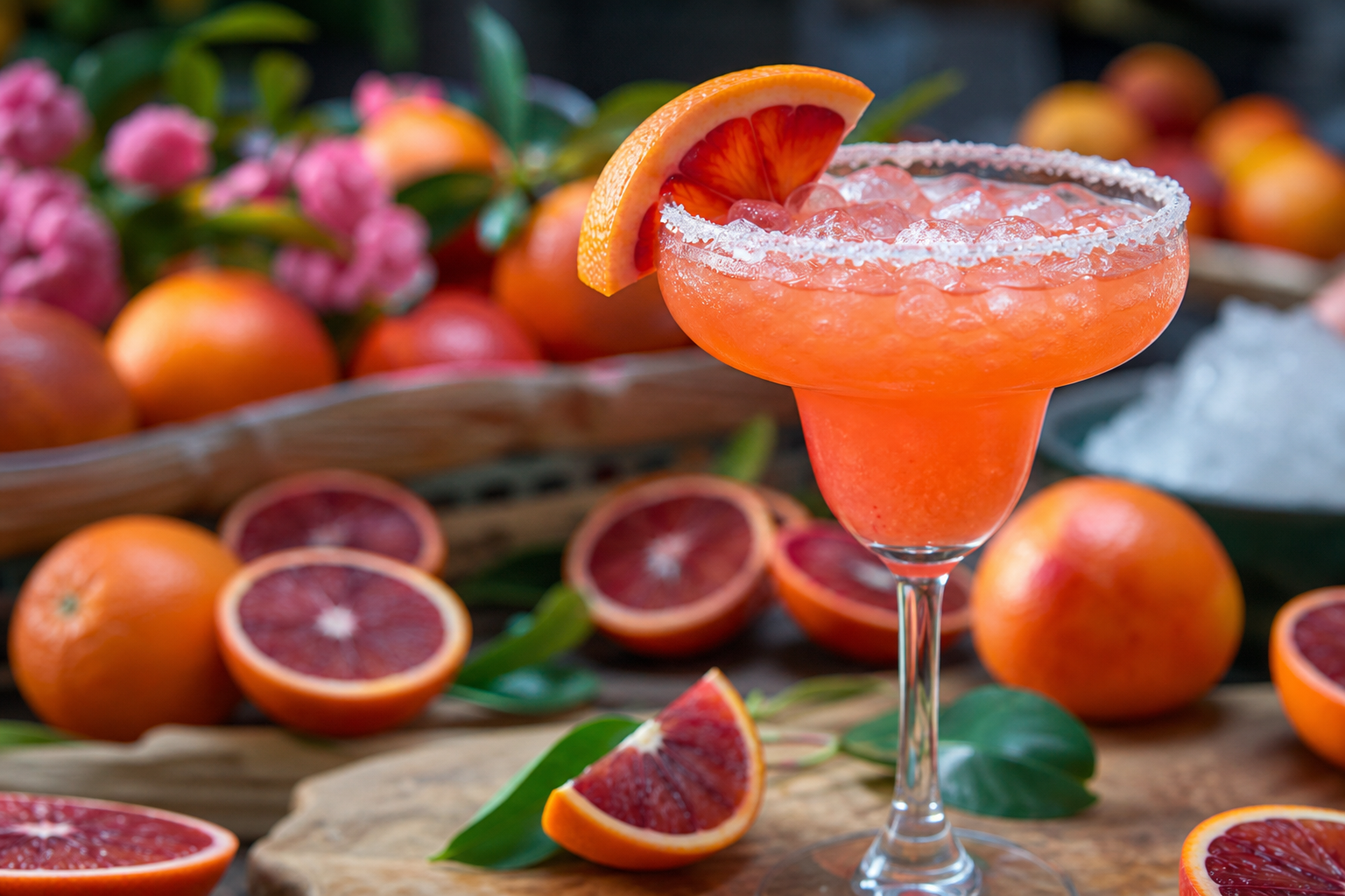 Margarita à l’orange sanguine et au sirop d’agave, le cocktail économique et gourmand