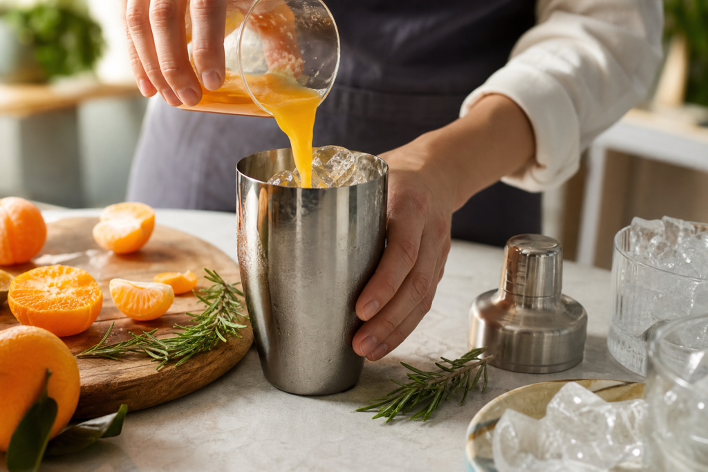 Pisco Sour à la mandarine et au romarin : cocktail économique et gourmand — illustration 1