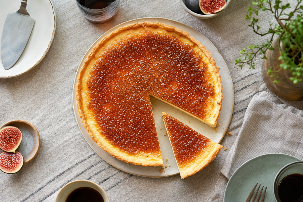 Tarte au brocciu et à la confiture de figues, dessert corse fondant et parfumé — illustration 1